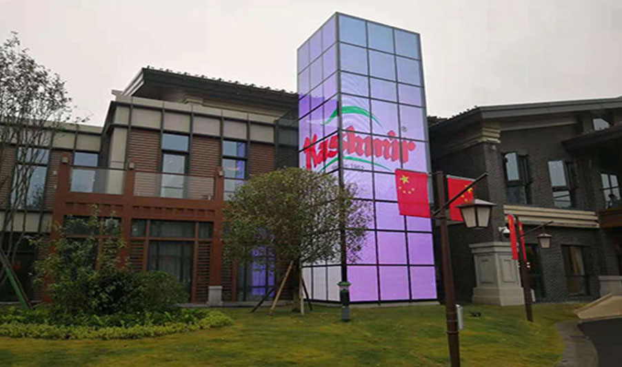 侧发光透明LED屏