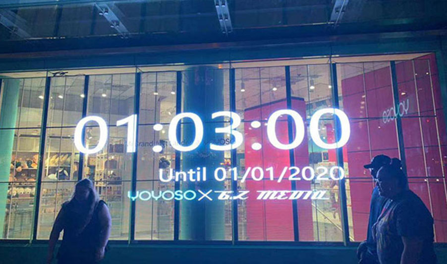 新西兰透明LED屏项目